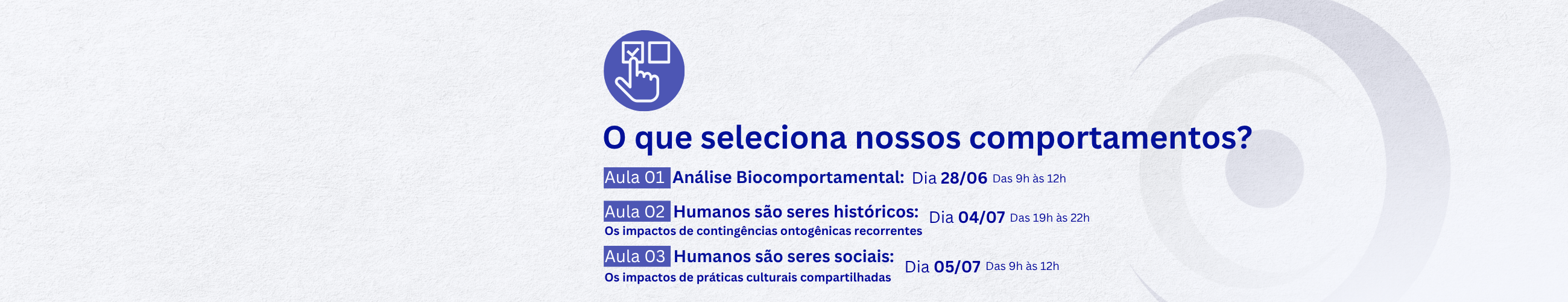 O que seleciona nossos comportamentos?